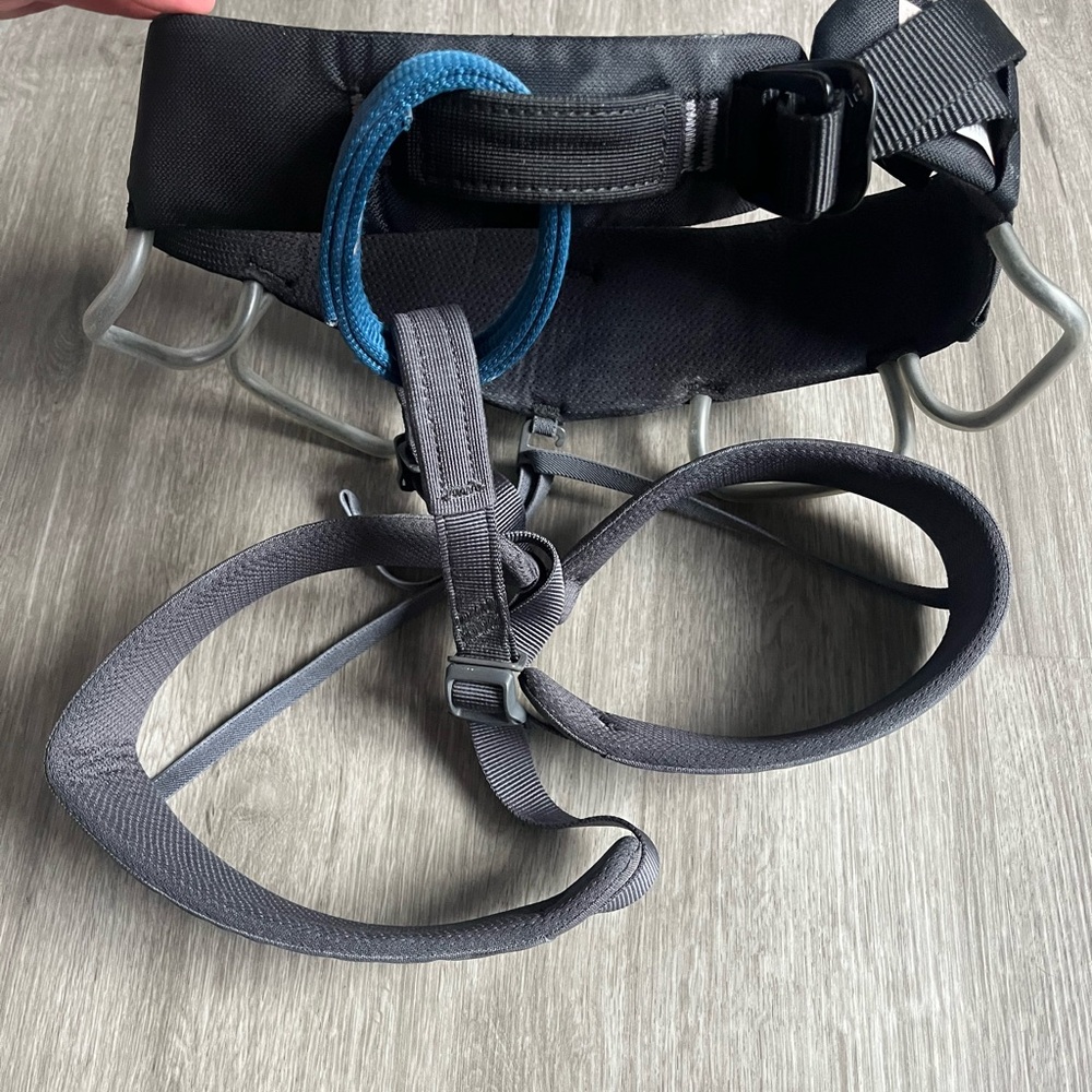 Black Diamond Climbing Harness - Black and Blue